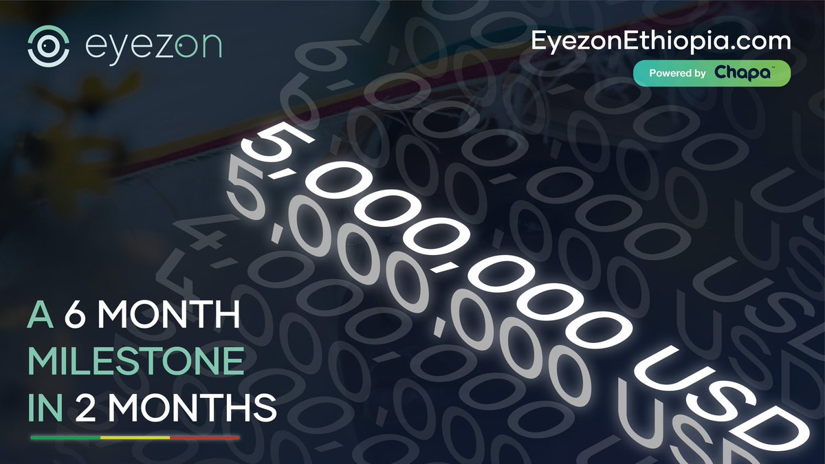 The Ethiopian Diaspora community and supporters of Ethiopia have shown what could be possible when we come together. We thank you for your kindness and generosity! 

A major milestone of USD 5 million raised in two months on EyezonEthiopia.com  

We are stronger together!