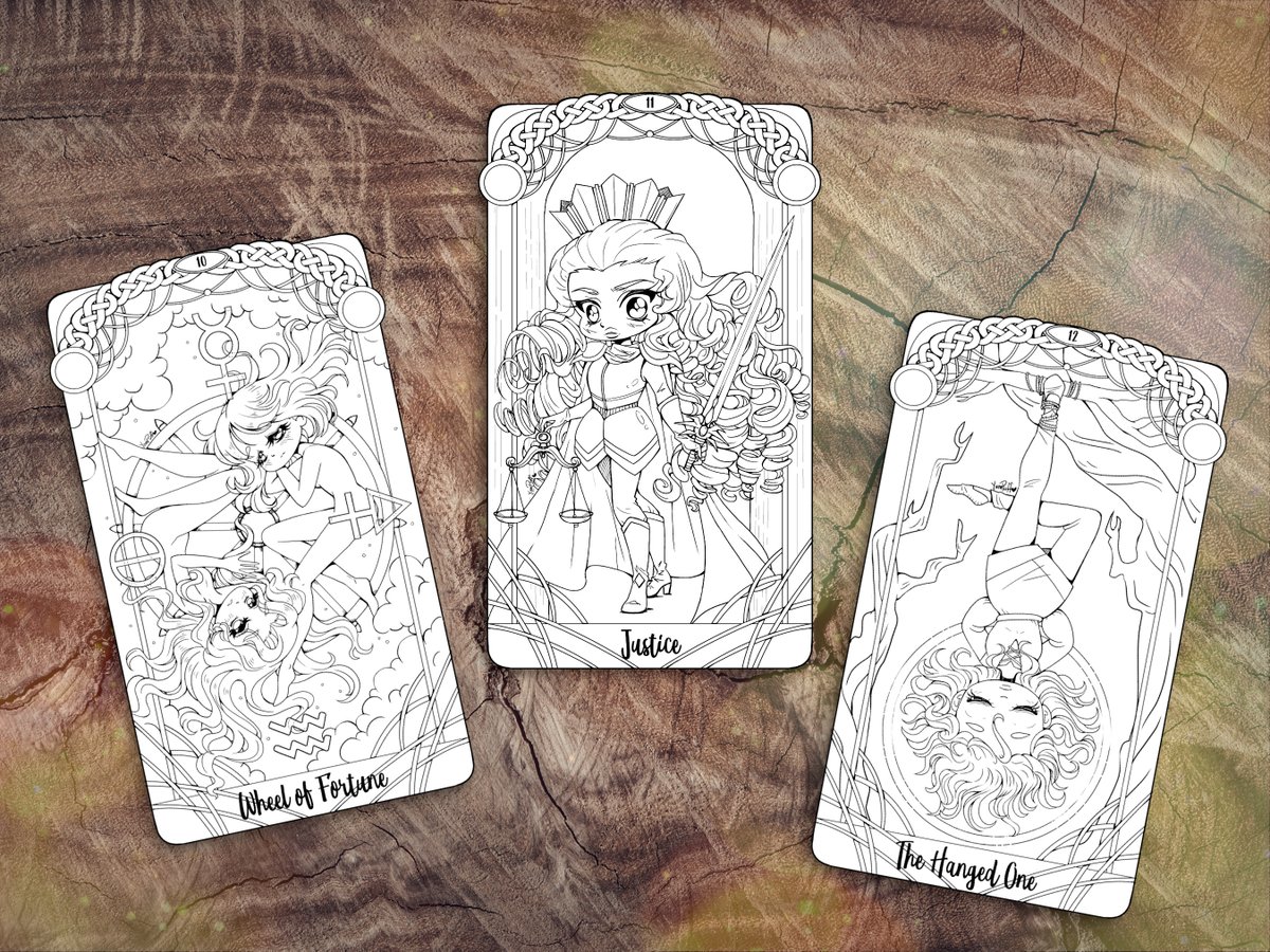 HalfBakedYams's tweet photo. A peek at the next 7 cards of my Tarot Coloring book, part 2 of 3. Which is your favorite from part 2? https://t.co/CE7erLWTrB
#yampuff #yampufflineart #yampuffart #yampuffcoloring #Tarot #tarotcoloringbook #tarotcards https://t.co/wDPqJMUkoB