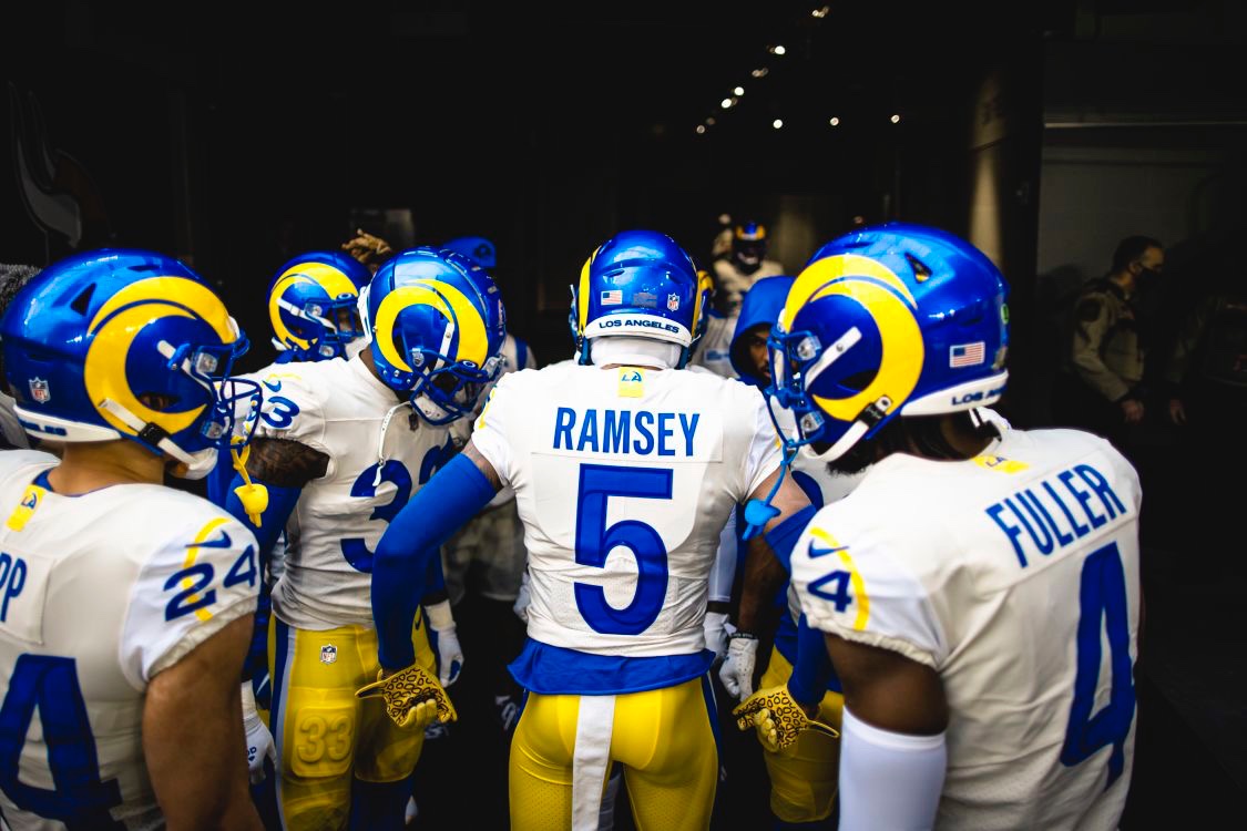 RamsUniTracker's tweet photo. Bone/Sol in Minnesota @RamsNFL  @UniWatch https://t.co/QsbShjPZv3