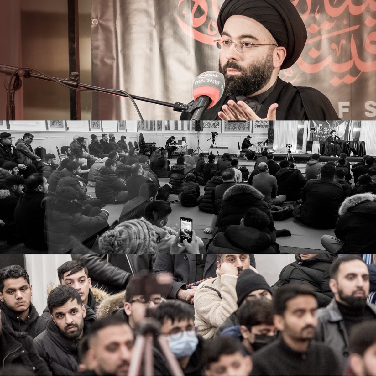 SayedModarresi's tweet photo. Ibn Abbas reports from the Holy Prophet: “..On that day (Judgement Day) every creation will wish they were Fatemiyeen (supporters of Fatema)”

(Night 1, Fatemiyah series, Bradford, UK) https://t.co/s8fAkuxBzC