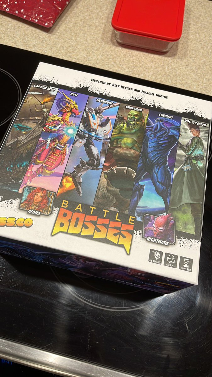 Persch83's tweet image. It’s been a long time coming but my copy of @BattleBosses has arrived just in time to ring in the new year. Thanks to @Kesswylie for all the hard work making this game into a reality.