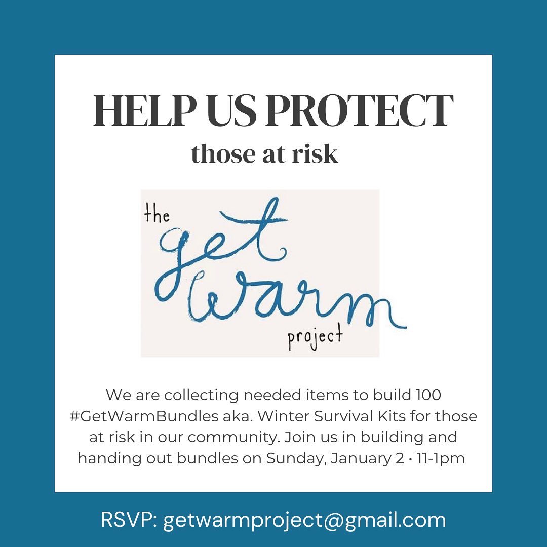 GetWarmProject's tweet photo. Our next outreach day is THIS SUNDAY - & its the 1st #getwarmbundle outreach of 2022!
Ring in the #NewYear by #GivingBack & #help us #protect those at-risk from this #cold weather 🥶❄️ #BCStorm #WINTER #giveback #fundraising https://t.co/nN1cM8kfQX