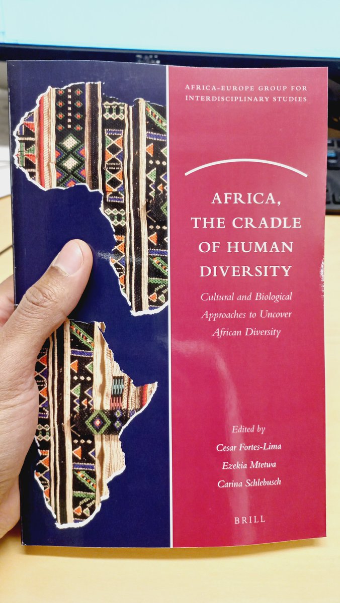 CesarFortesLima's tweet image. I'm so happy to have received before the end of the year a printed copy of our recent book "Africa, the Cradle of Human Diversity". In case you want to read the e-Book (PDF) version, you can download it here for FREE: brill.com/view/title/612…