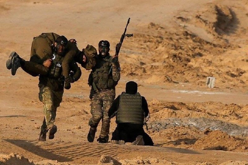 AbuAliEnglishB1's tweet image. Pictures of the final maneuver of the joint faction #military_exercise today in #Gaza.