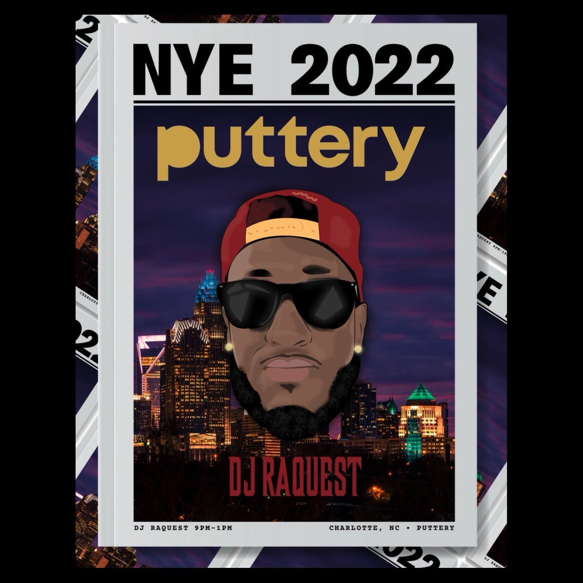 djraquest's tweet image. New Year Eve. Puttery 210 Rampart St 8p-1a #DjLife #DjRaQuest #Puttery #Dj #Charlotte #CharlotteNightLife #FridayNight #NewYearEve #NYE #2022
