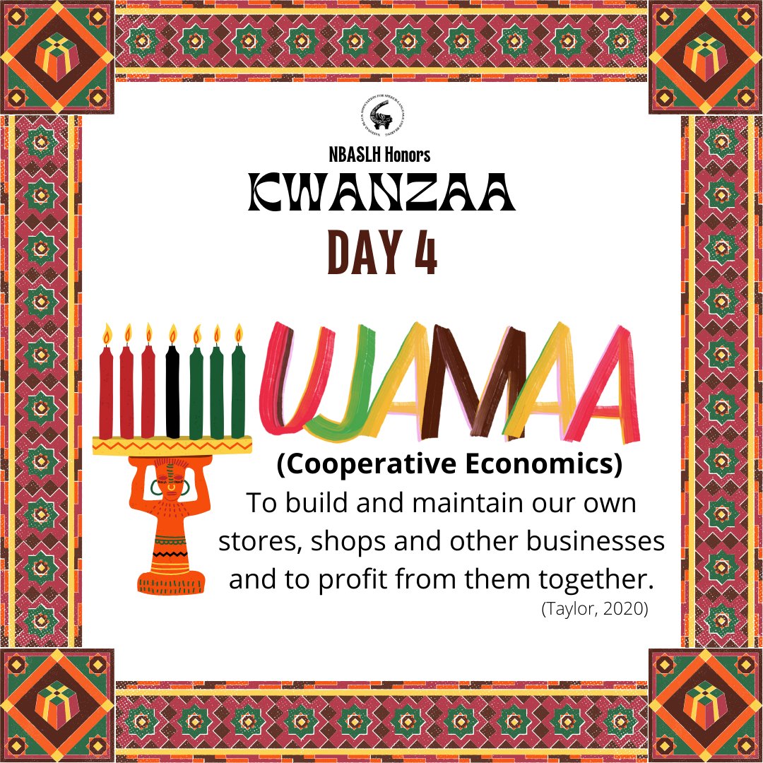 NBASLH's tweet photo. πKwanzaa History: Every day a candle is lit to celebrate one of the seven principles over the course of Kwanzaa and hits its crescendo with a feast. (Taylor, 2020) β€οΈπ
#nbaslhleads #nbaslh #asha #ashaiger #nationalnsshla #Kwanzaa #Blackculture #culture https://t.co/qgvQQqO7Mw