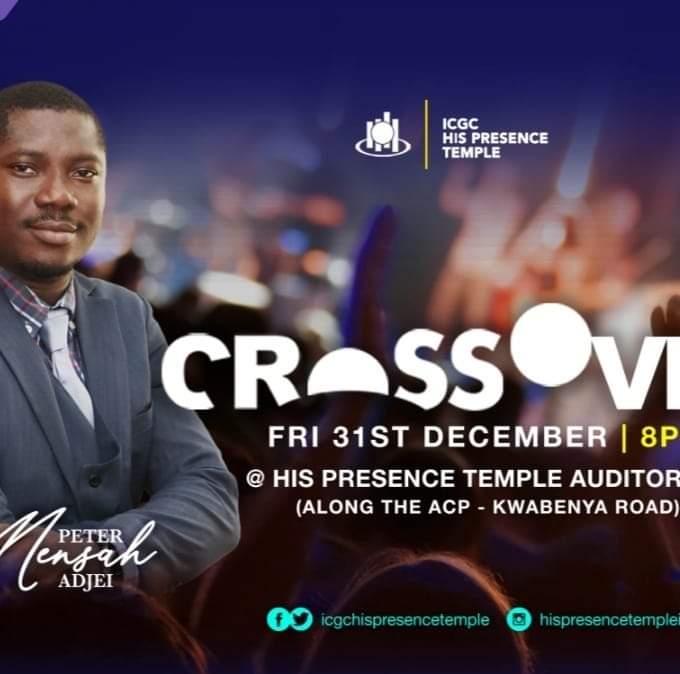 icgchispresence's tweet photo. Be expectant for God to work miraculously on our behalf in the coming year.
2 Days to Crossover With Rev. Peter Mensah Adjei | 8PM | ICGC His Presence Temple
#CrossoverWithRevPeter #WeAreICGC https://t.co/YrgveAIMvw