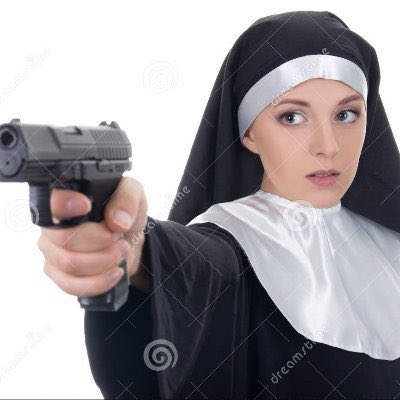 Sister Isabella, 2021, colourized