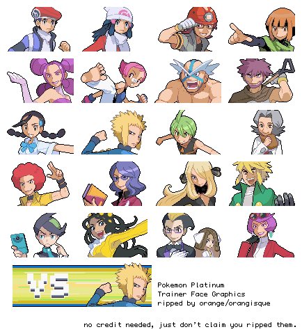 The battle sprites of the Gen 4 Pokemon trainers are CLEAN! Which one is your fave(s)? 