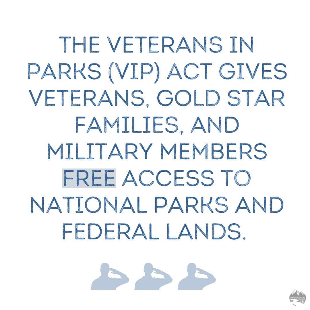 ConservAmerica's tweet image. Congratulations to @RepWesterman on having the #VIPAct signed into law as part of the NDAA bill. The new law provides service members, veterans, and Gold Star families free access to national parks &amp;amp; federal lands in recognition of their service to this great nation!