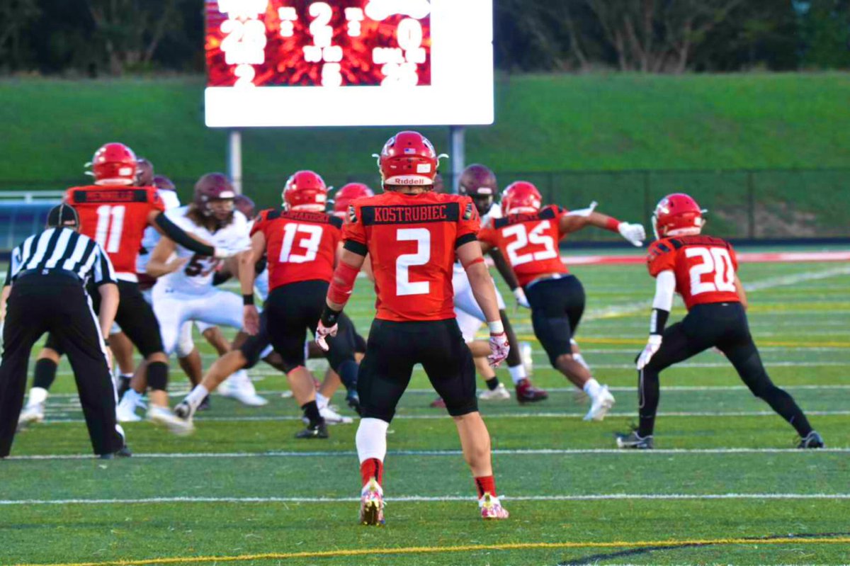 Joey Kostrubiec 2022
S/OLB/RB
5,10”. 190lb 
3.161 GPA 
hudl.com/v/2GJusf
2 year varsity starter(Safety). 
105 career tackles
8 career interceptions
24 pass break ups.