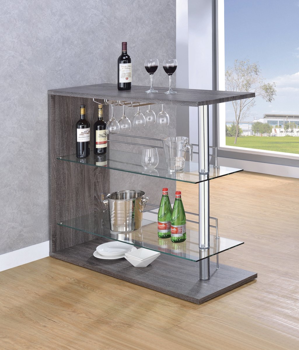 CoasterCompany's tweet image. Cheers to a new week! Get ready to transform your dining space with the rustic flair of this handsome bar unit. Use the store locator to find a Coaster dealer near you. Item #  100156 bit.ly/3yq4HJj #barunit #entertainment #homedecor