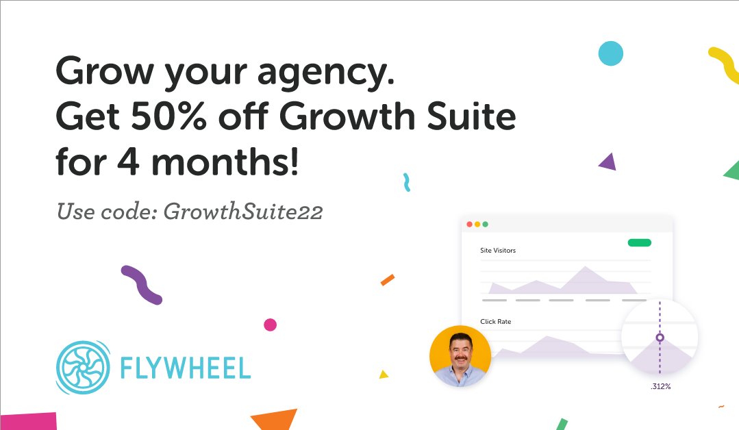 Time is running out! Only a few more days left to grab our 50% off Growth Suite for 4 months deal!

Use code "GrowthSuite22" getflywheel.com/growth-suite/?…