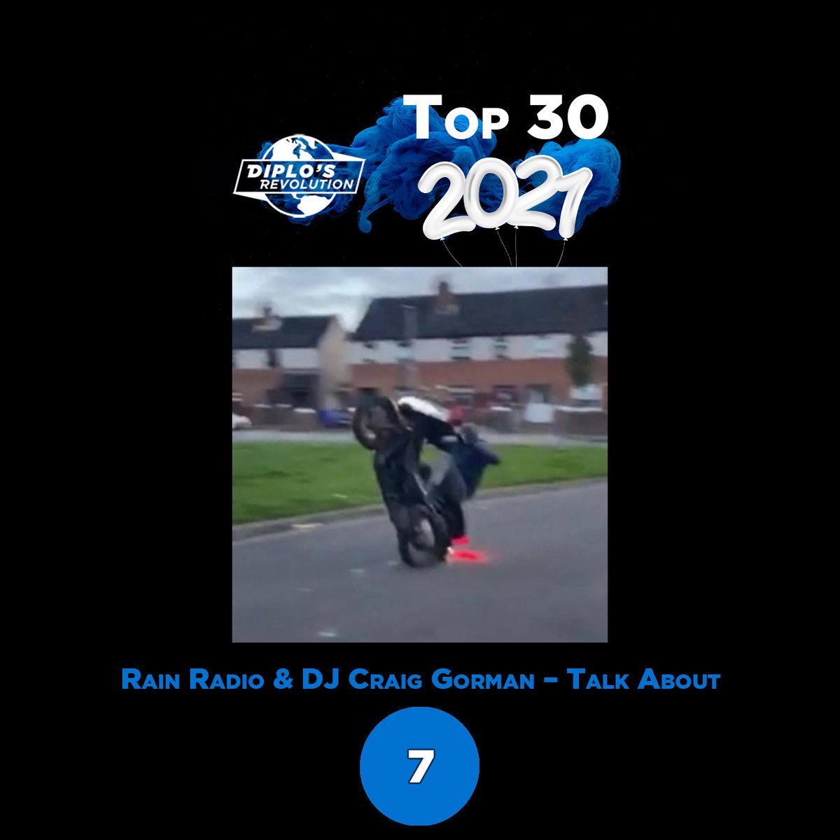 Number 7.  #DJCraigGorman #RainRadio