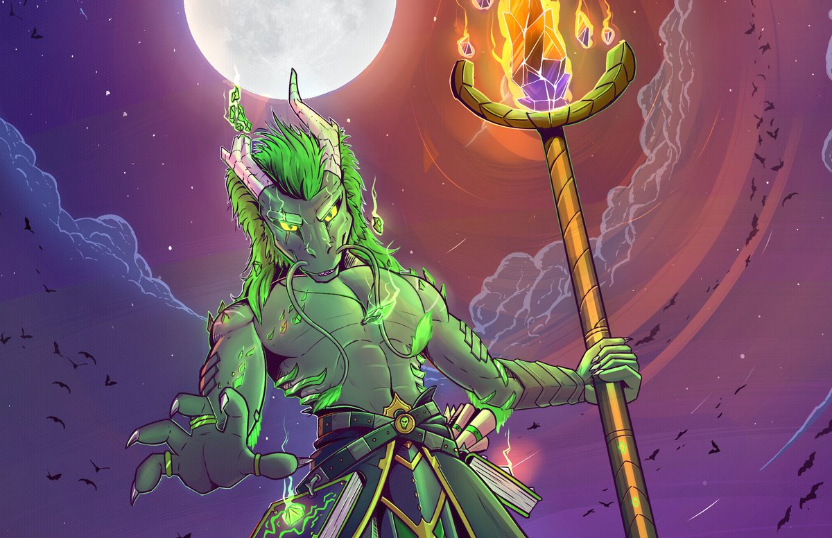 TwDreyco's tweet photo. And this is the last commission of the year! In this full one i tryed to refine even more my style and palettes.
Thanks for the patience <3 !~

BTW!! The next week i'll open 6 more slots with the "new rules" 😱
#furry #dragon #necromancer #dreycotw https://t.co/n1iV1cWu2o
