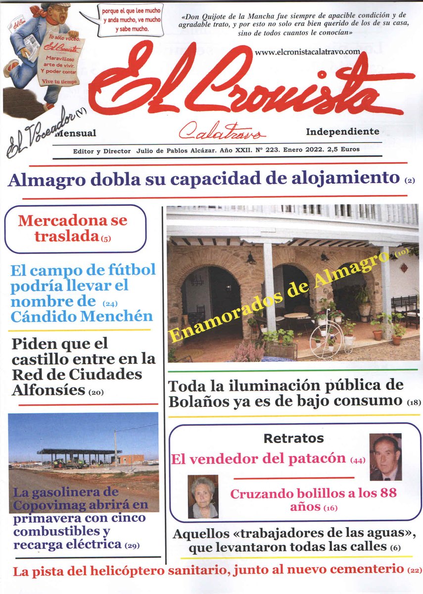 Les deseamos una mirada nueva y un corazón lleno de ternura.
      El equipo de los contadores de historias de la Redacción del 7 (La Clarinetista de los Dedos de Plata,  Alonso Rodrigo Yáñez de Gutierre, Nicolás Alcázar, Zacarías R.R, Tirante, Catite –el Voceador- y El Cronista)
