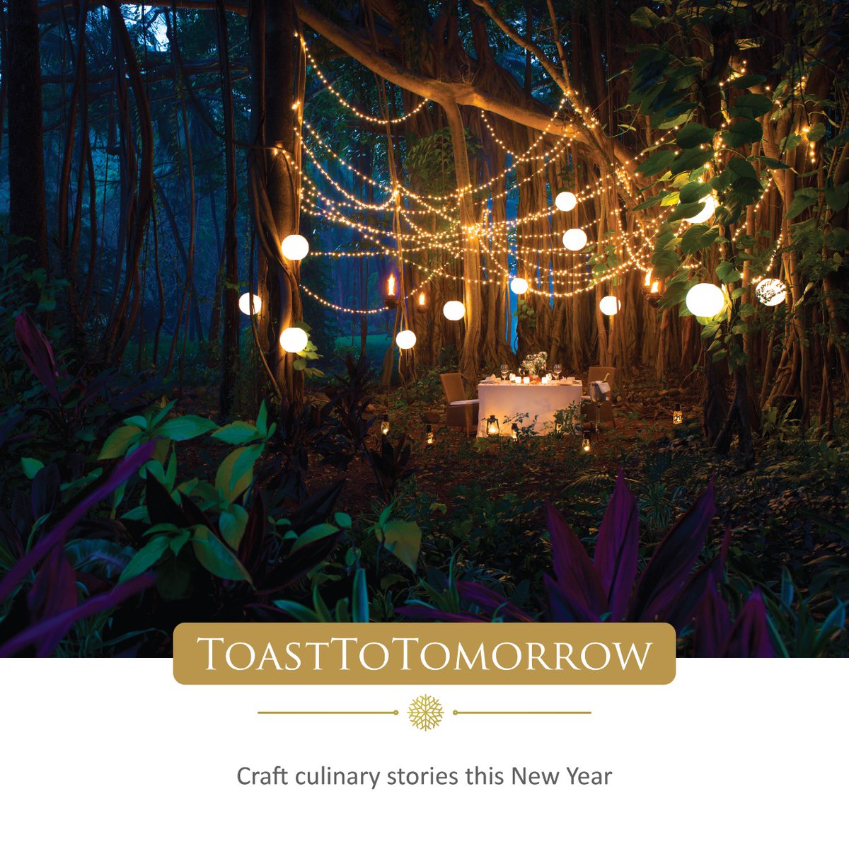 TajVillageGoa's tweet photo. Join us as we #ToastToTomorrow @TajHolidayVillage with an unforgettable holiday season. Celebrate The Festive season with delectable fine dining, memorable environments alongside our commitment to keep all our guests safe. 

#TajHolidayVillage #TajHotels #ToastToTomorrow https://t.co/3kir8v6oPF