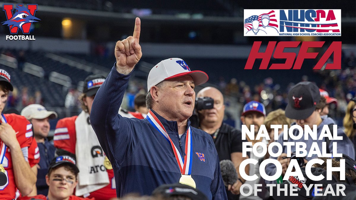 Westlake_Nation's tweet photo. The National High School Coaches Association and High School Football America have named Todd Dodge the National Football Coach of the Year. 

Congratulations, Coach Dodge!
Full story ➡️ https://t.co/lWfBd5Np3J

#GoChaps #WestlakeNation https://t.co/J1impi6syd