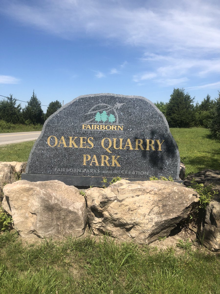 connorroadtrips's tweet photo. Oakes Quarry Park in Fairborn, Ohio. This hiking place has an easy rock climb, and the view looks like a bit of the Southwest in the United States. #usa #ohio #fairbornohio #greenecountyohio #bathtownshipgreenecountyohio #oakesquarrypark #roadtripswithconnor #onlyinohio https://t.co/r5Yd29Ngu7