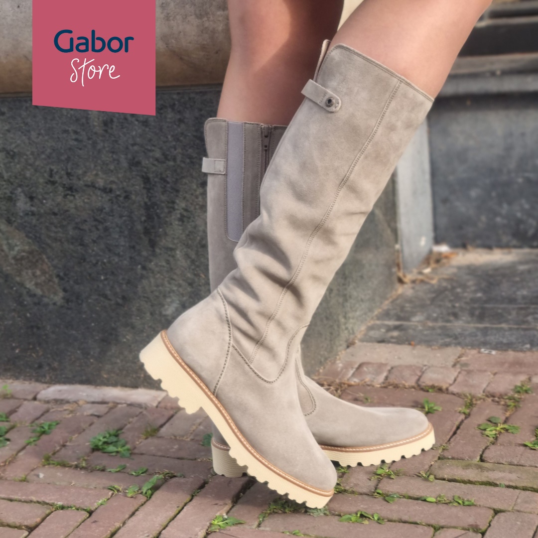 Gabor 51.679.14 Dames Laarzen cognac - Schoenen.nl