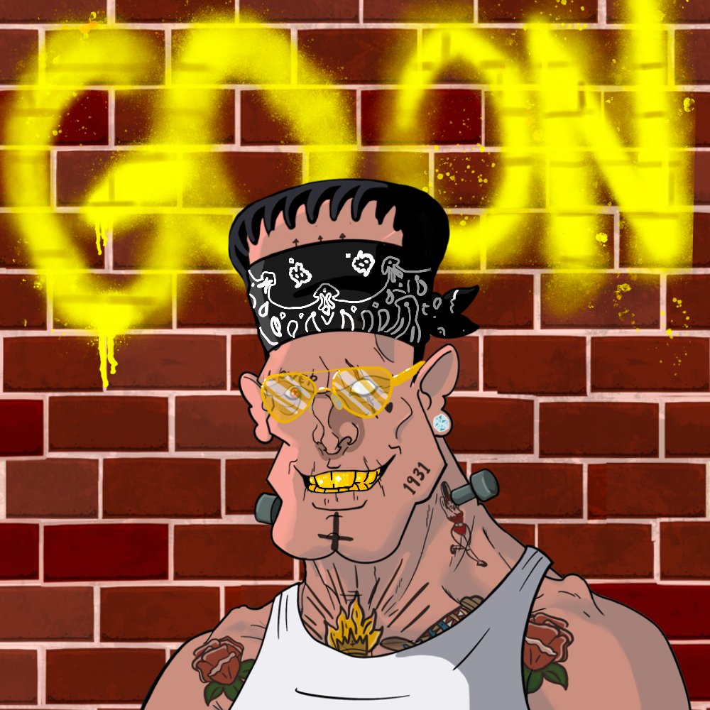 FrankenGoonsNFT's tweet photo. A little holiday treat.

For 1 week. When you #MINT a Goon. We are going to gift you another one for free.

If you refer someone who mints a Goon (Discord invite tracker) you are getting $50 USD in #ETH 

Discord 
▶️ https://t.co/ylPUOrIuBw

#NFT #NFTCommunity #NFTs #nftcollector https://t.co/8PvbedFZR6