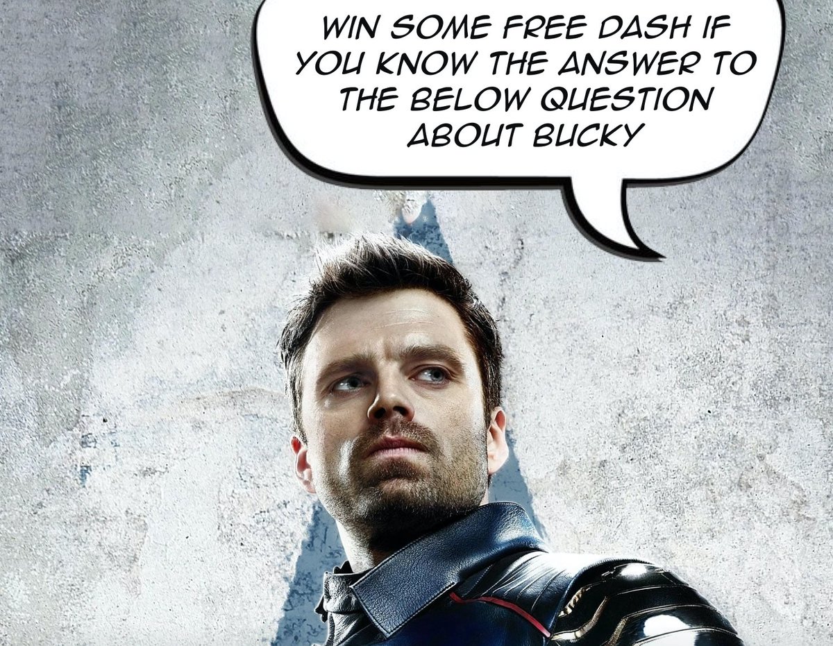 Dashpay's tweet photo. We're now onto the final phase of the Marvel Trivia contest - "Guess My Dash Username!" Answer this question about the Winter Soldier correctly for a chance to win free #Dash! 💸

Details in the link: https://t.co/8EQMSCAWVc https://t.co/uNqf4AB70L