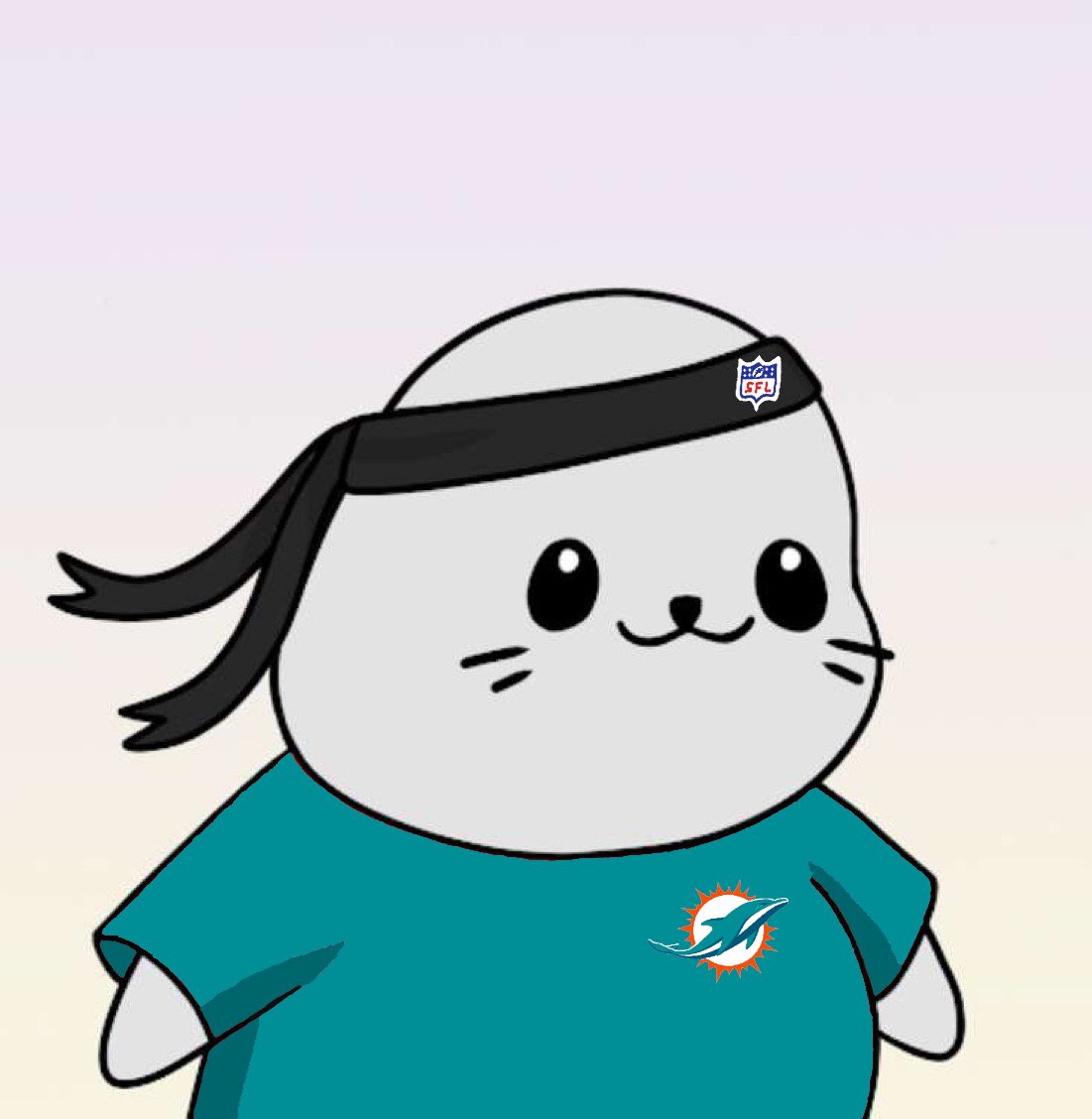 Drewso22's tweet photo. If the @MiamiDolphins reacts to my gameday @sappyseals, I will buy another seal… make it happen https://t.co/RtCuZwNaum