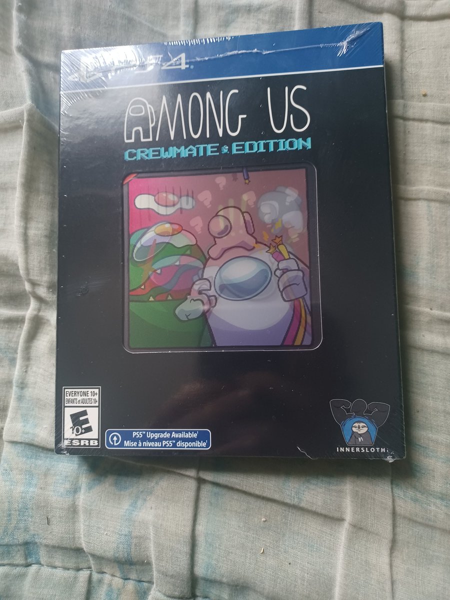 MarkMartinFan5's tweet photo. Last game pickup of 2021 and it seems a little sus... lol #gamepickup #AmongUs #PS4 https://t.co/tuPVidLR3A
