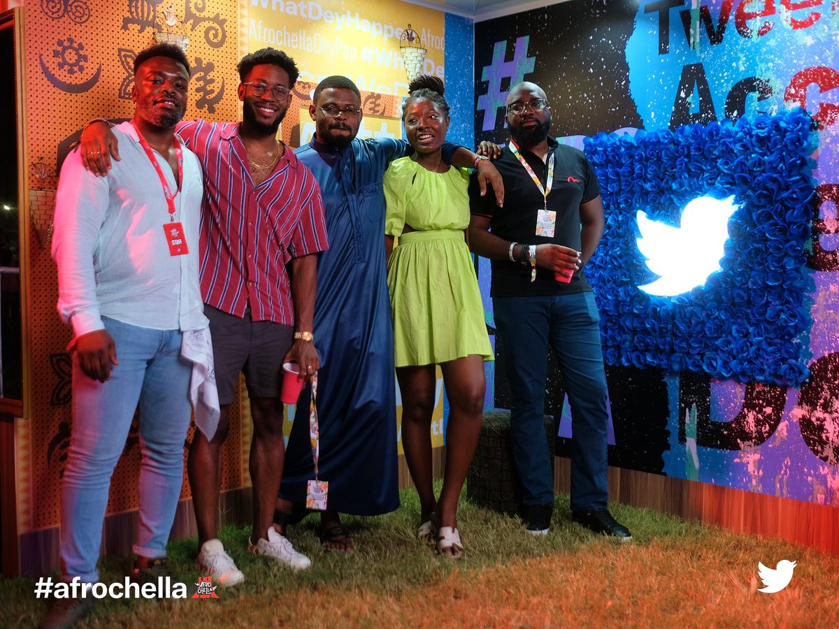 Just a few tweeps from the <a href="/TwitterGhana/">Twitter Ghana</a> team. And we were happy to host our  “Soft Life ambassador”  <a href="/Bolu_AR/">Bolu</a> who visited Ghana for the first time. #afrochella