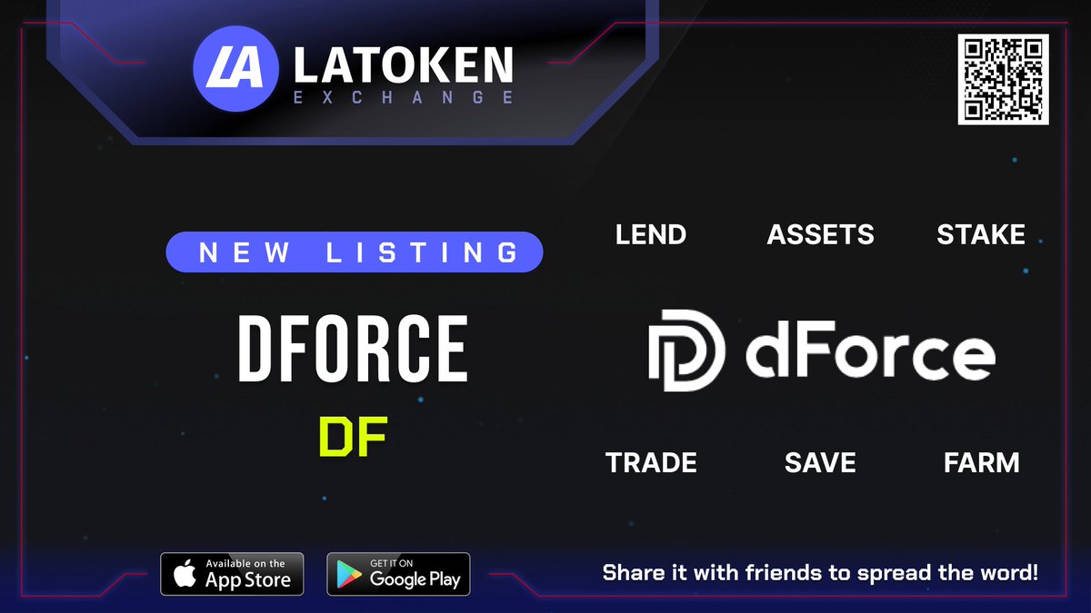 Latoken_cex's tweet photo. $DF is live and on #LATOKEN

@dForcenet advocates for building an integrated and interoperable open finance protocol matrix, covering assets (stablecoins, synthetic assets, USDx, GOLDx), lending, and trading (aggregator and AMM).

➡️ https://t.co/lah5lEI6D9 https://t.co/H5M7Fib09v