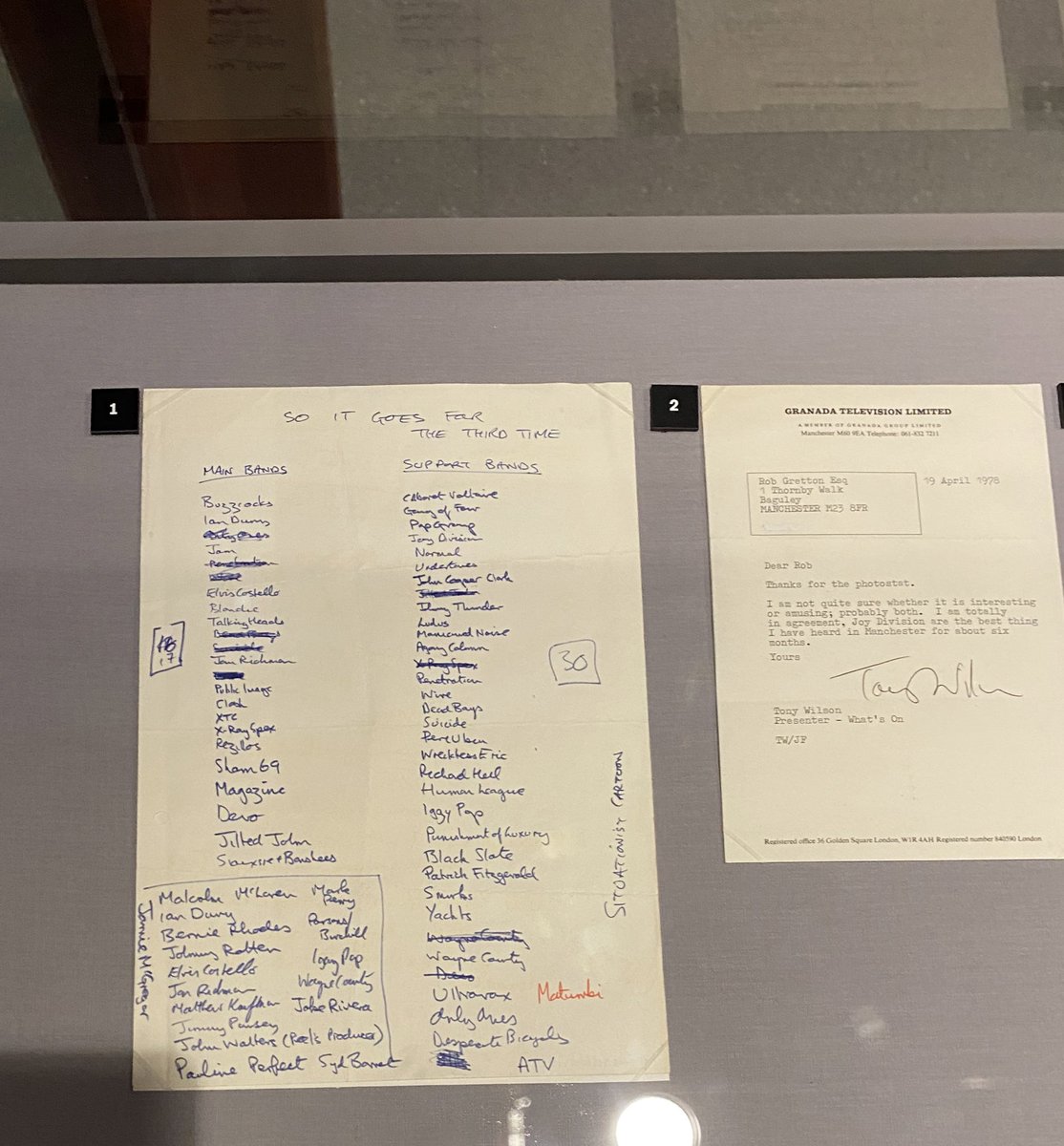 Inthemanshed's tweet image. Wanna see some cool factory records stuff I saw today at the #UseHearingProtection exhibition at @sim_manchester today.