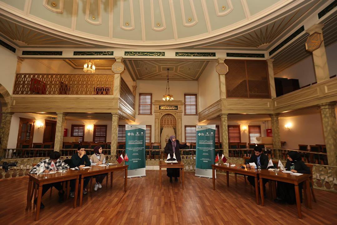 ahbvyabancidil's tweet photo. Üniversitemiz Arapça Mütercim Tercümanlık bölümü Münazara Takımı; Qatar Debate’in organize ettiği "Türkiye Üniversiteler Arası Arapça Münazara Yarışması"nda Türkiye üçüncüsü oldu. Öğrenciler, Katar'da düzenlenecek olan “Uluslararası Münazara Yarışması”nda Türkiye'yi temsil edecek https://t.co/5XPhB0ePe9