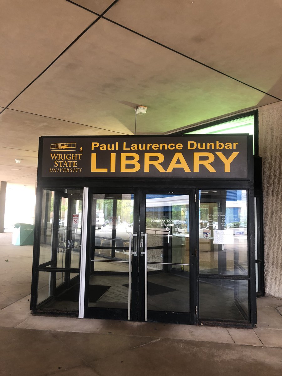 connorroadtrips's tweet photo. Here is the Paul Laurence Dunbar Library and Annex. What makes this Library so cool and unique is that it looks like a parking garage and on the inside there is a giant plane in the big opening. When you are on a higher floor, it gets quieter and quieter. https://t.co/Z3yg44j04N