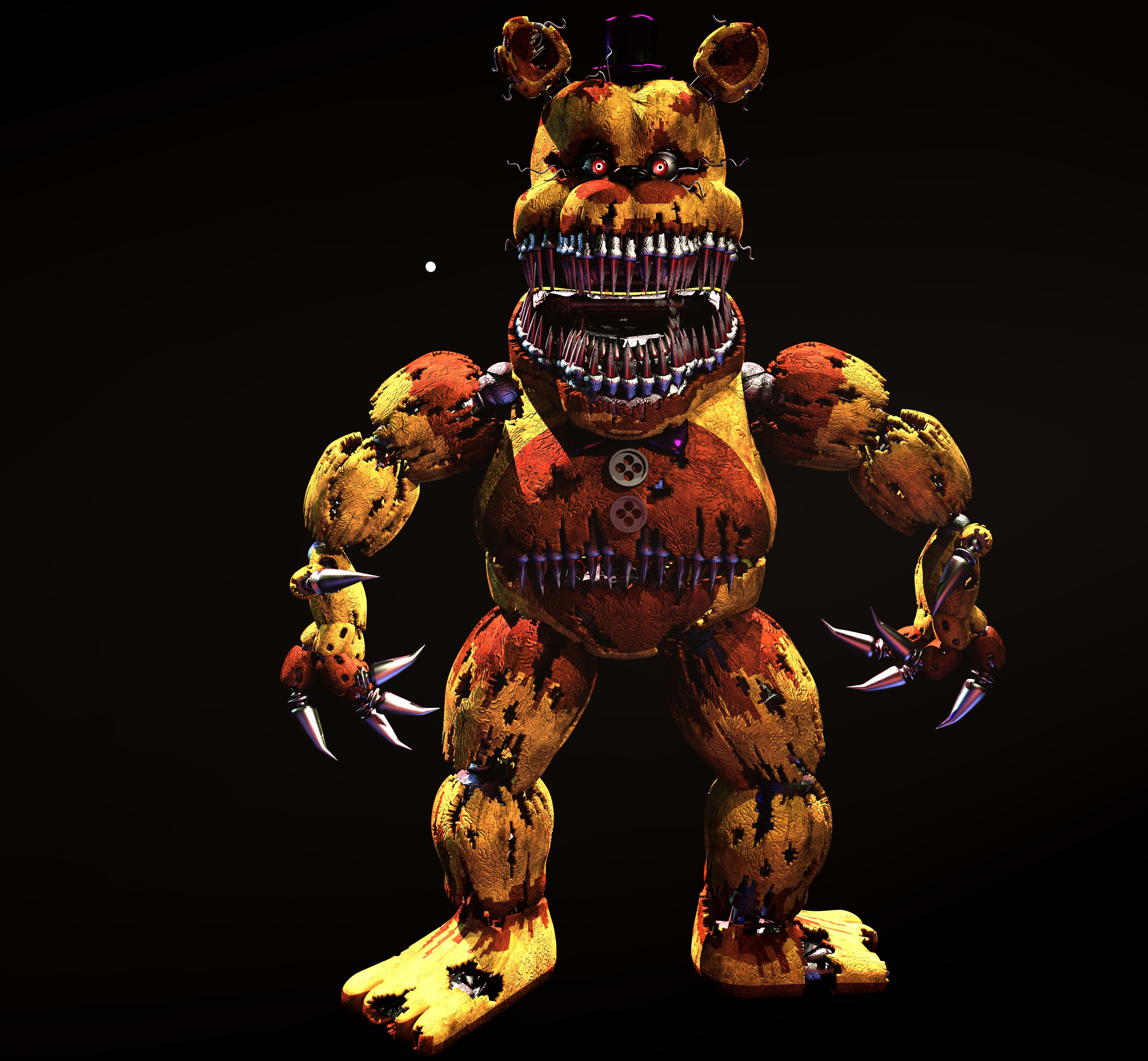 I_orL on X: teaser of nightmare fredbear #zbrush #FNAF