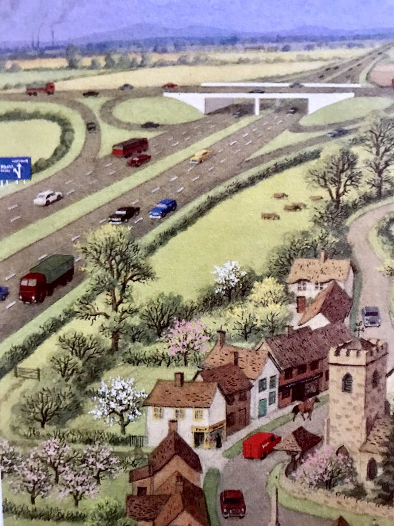 LBFlyawayhome's tweet photo. Pictures that explain things, part 38. 

‘Our Land in the Making’ (1966)
#RonaldLampitt https://t.co/xsl59jRkCt