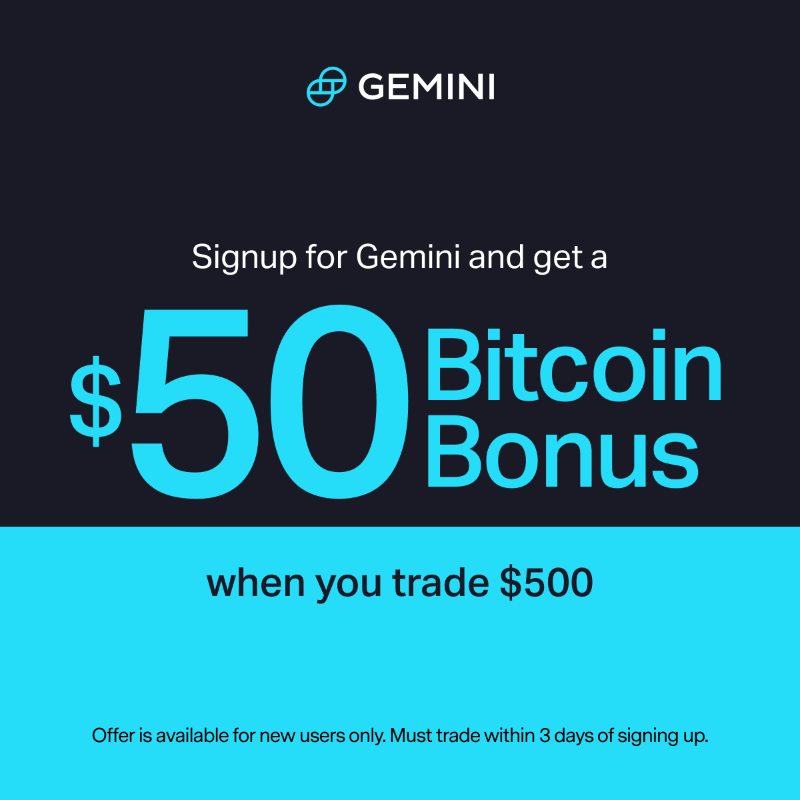 Gemini's tweet photo. Buy Bitcoin In (3) Minutes 👀 Get Started For Free! @Gemini makes buying #Bitcoin Simple, Safe &amp; Secure.