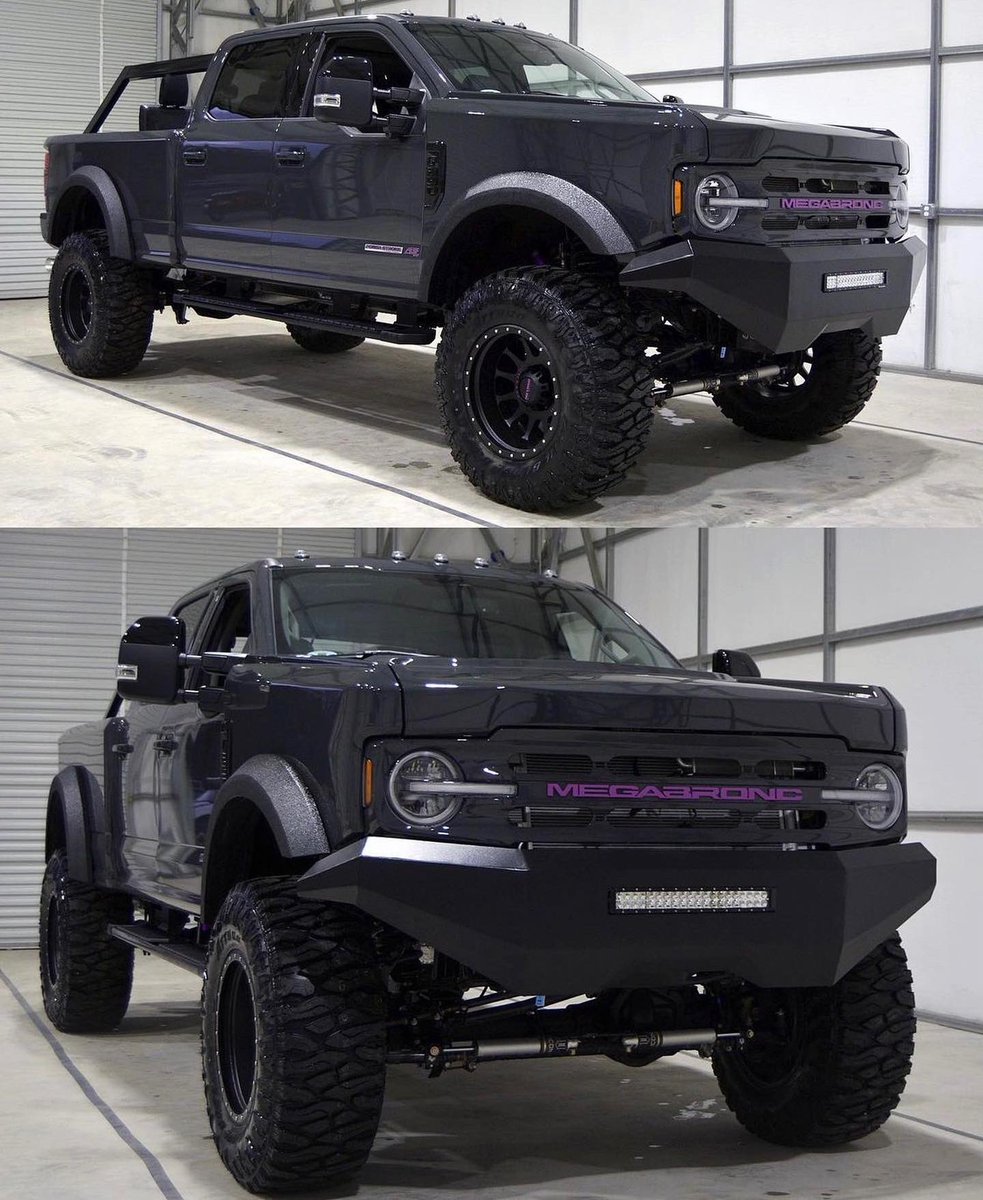 atturotires's tweet photo. What do you think of this MegaBronc build featuring Trail Blade BOSS tires? To create the MegaBronc, @megarexxtrucks, transformed a 2021 Ford F-250 Super Duty Crew Cab Lariat into a powerful seven-seater. #GoYourOwnWay #atturotire #atturotires #trailbladeboss #megabronc https://t.co/B1a54F7FSK