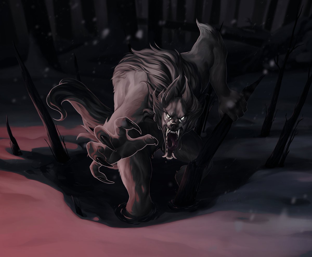 teragabba's tweet photo. Illustration for @werecalendar
#Werebook #WereCalendar #WerewolfWednesday https://t.co/ItPCNA8EBD