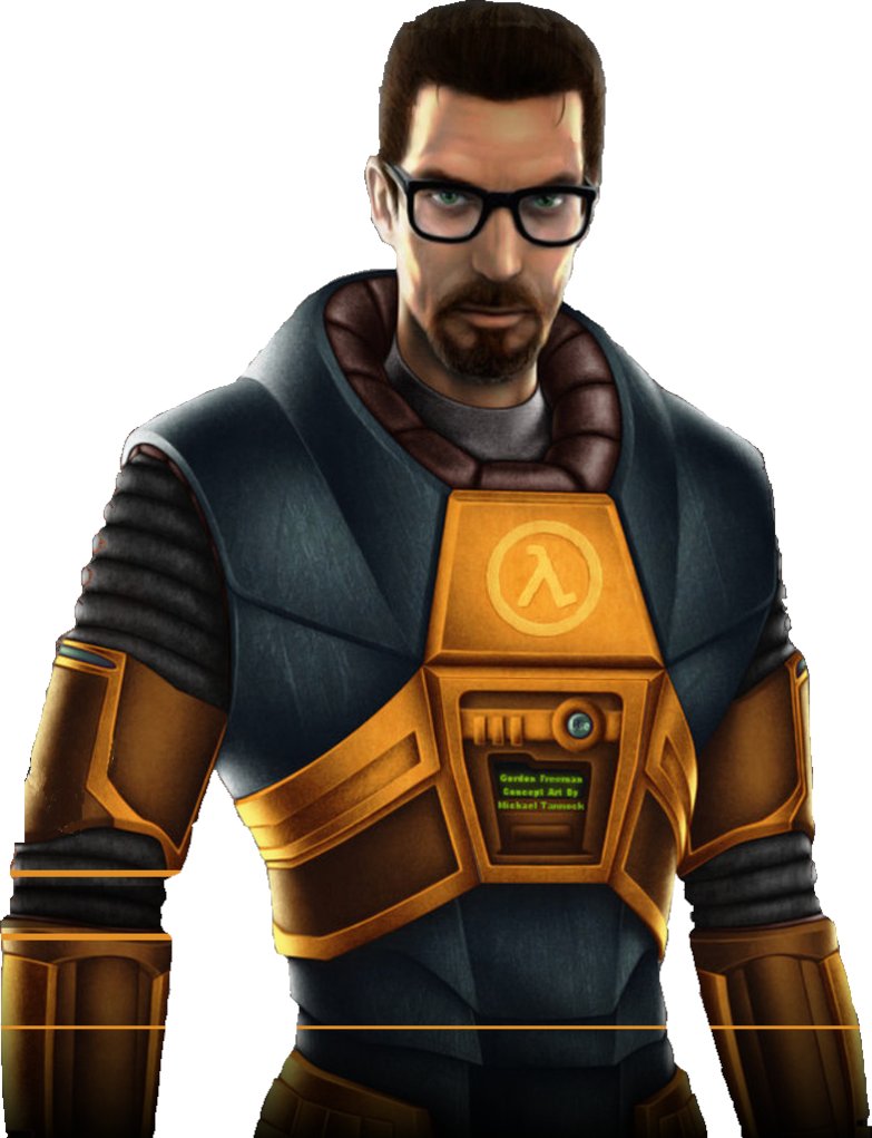 DeathBattleBot's tweet image. DEATH BATTLE! Gordon Freeman VS Belle Delphine
