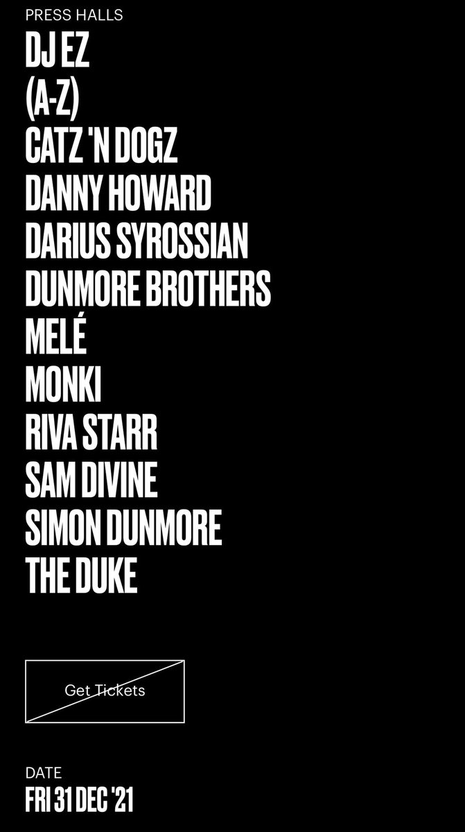 JacobWalker's tweet photo. Selling 1x ticket for Printworks New Years Eve. Message if interested #printworks #defected #nye https://t.co/gD1qxSRChv
