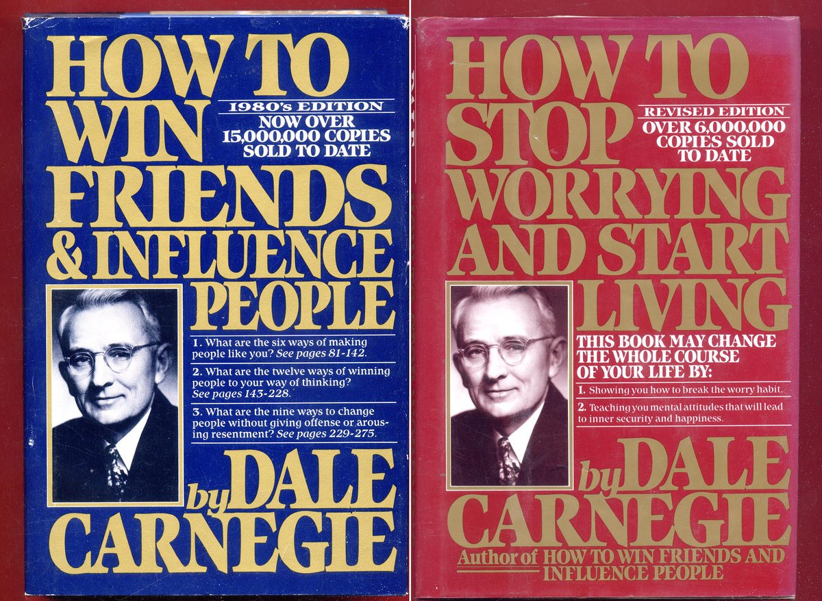 FlamingAnvil's tweet photo. 2 Dale Carnegie books: How to Win Friends and Influence People + How to Stop Worrying and Start Living HBDJ #DaleCarnegie #HowtoWinFriendsandInfluencePeople #HowToStopWorryingAndStartLiving -Free Shipping https://t.co/w28twJnwbn https://t.co/s6891PPYz4