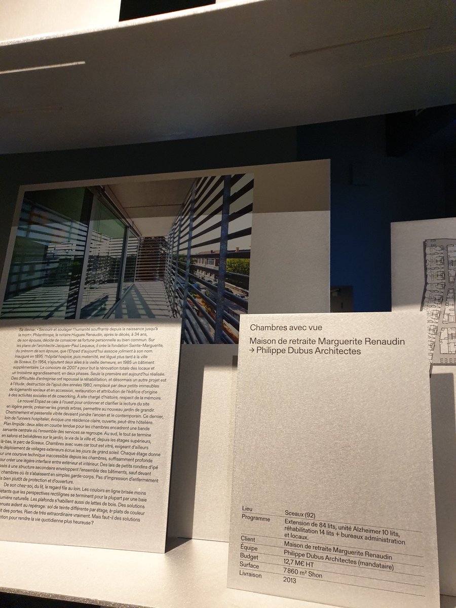 isabellebilger's tweet image. A la cité de l'architecture à paris, une expo consacrée à l'architecture de l'accompagnement des personnes âgées. Un sujet au cœur du segur investissement! Et plusieurs ehpad franciliens mis à l honneur. Et le village landais aussi bien sur. @ARS_IDF @LucBroussy @CNSA_actu