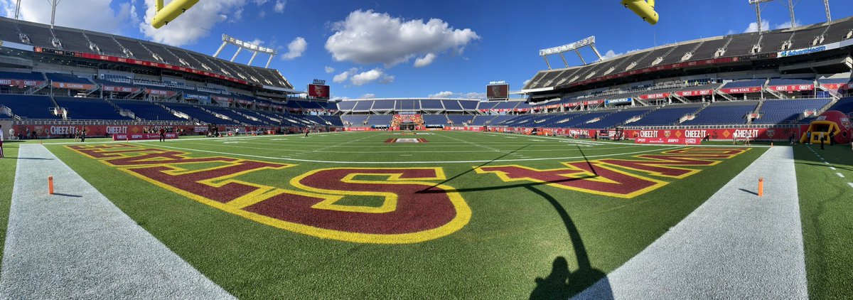 DaveInOrlando's tweet photo. Current view of the @CheezItBowl before the fun starts!
#NetCrew https://t.co/6FuQ0umcd9