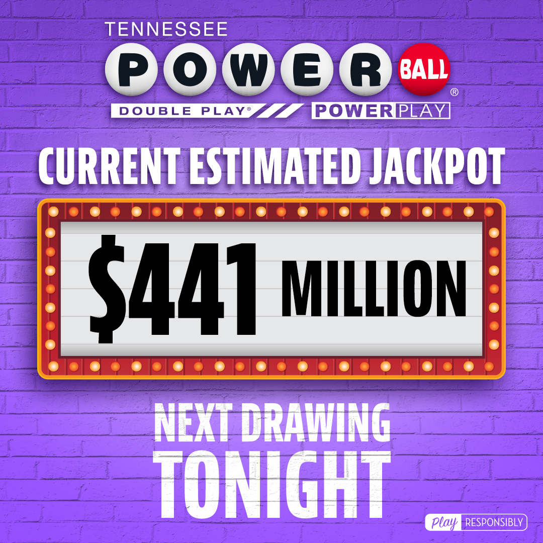 TheMagicMile's tweet photo. Tonight’s Powerball jackpot is up to $441 MILLION! 😲 Don’t forget to purchase your tickets for the last Powerball drawing of 2021! https://t.co/POQAYhM2J5