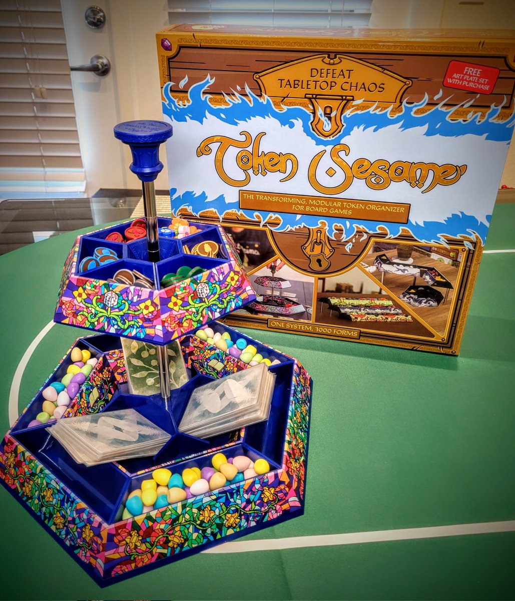GaymerCam's tweet photo. So impressed with the amazing new token organizer #TokenSesame! It is so well designed, useful, and has amazing table presence!
Had to breakout @elizhargrave's #wingspan to give it a test drive!
#boardgames @Cloud_Puncher https://t.co/6UbRbSsYaT