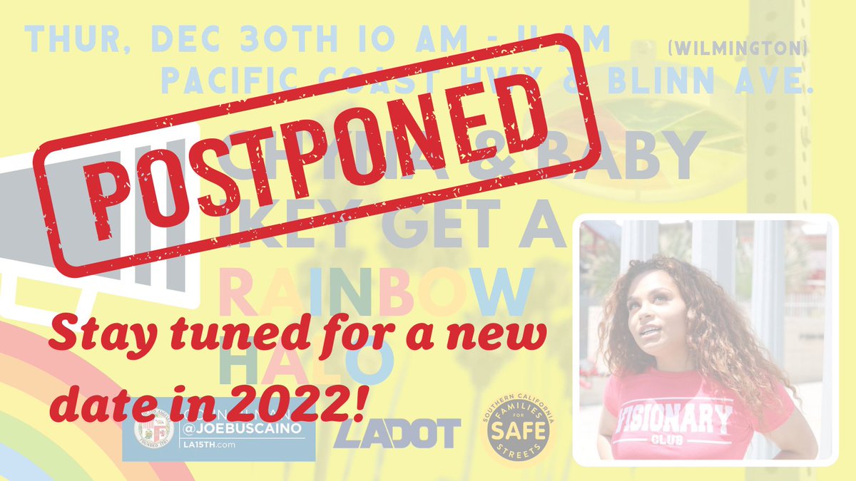 🚨🚨 Tomorrow's Rainbow Halo event for Chyna &amp; Baby Ikey has been postponed, stay tuned for a new date in 2022. 🚨🚨