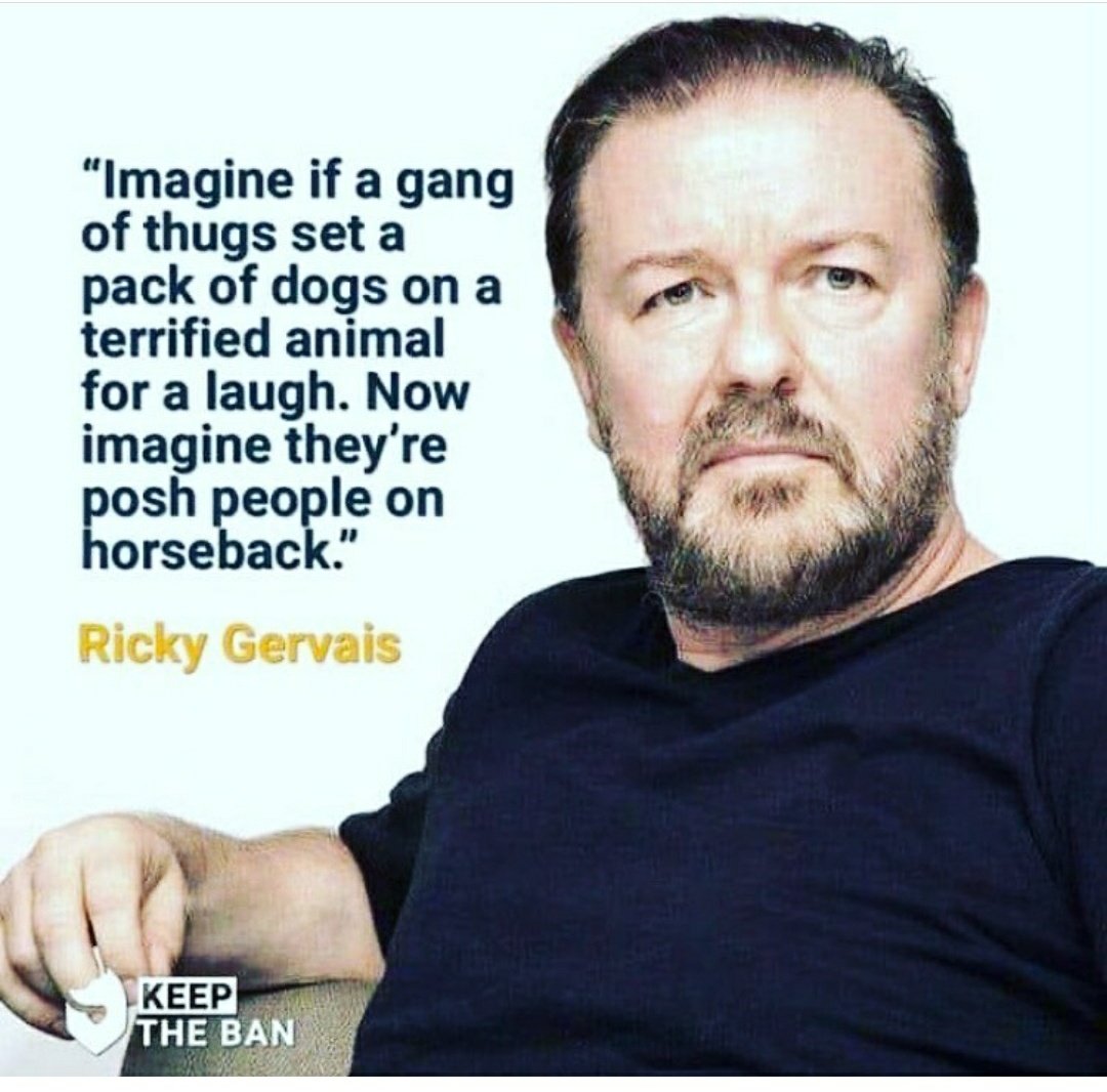ProtectTheWild_'s tweet photo. Well said @rickygervais always getting it spot on. https://t.co/CETo8OHRwR