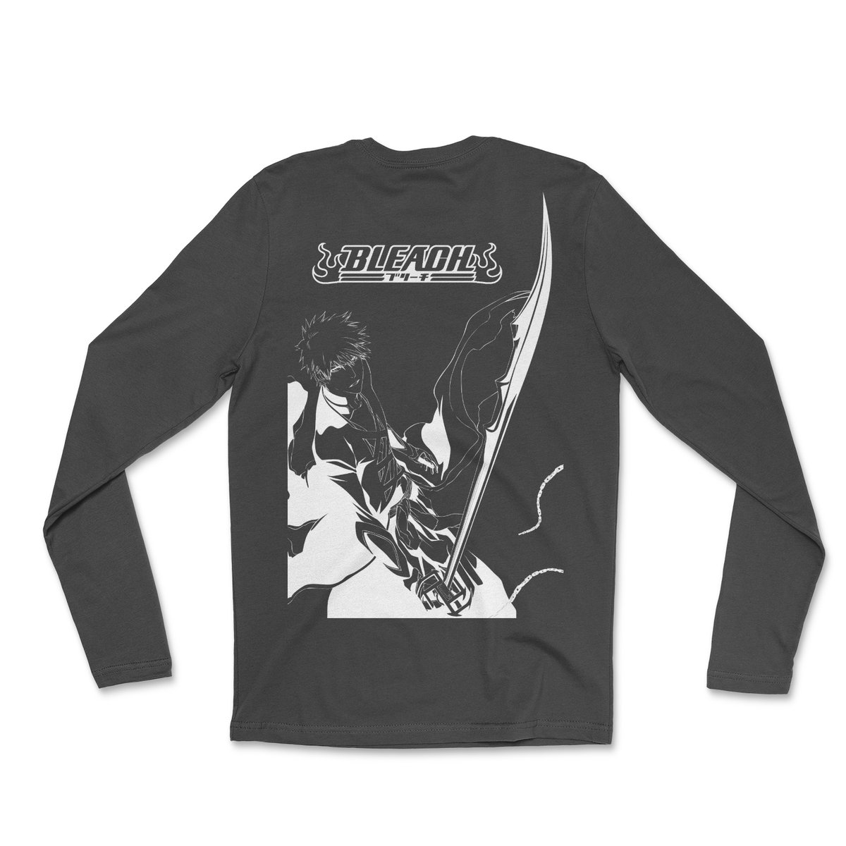 TomeThreads's tweet image. With A New Season of Bleach Coming Soon, We are announcing a Custom Ichigo Long Sleeve. Link Down Below.