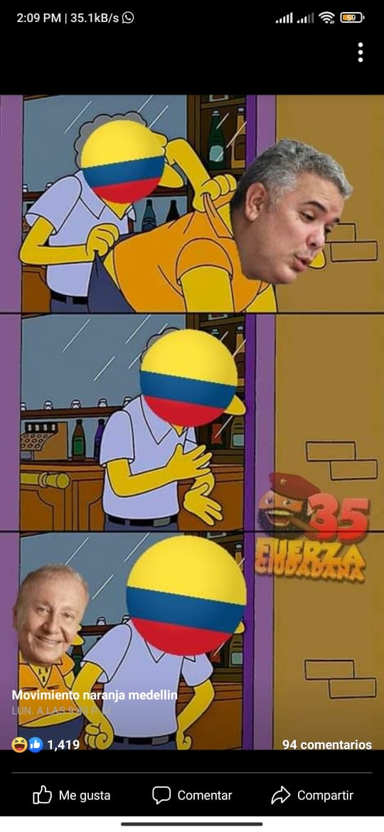 INaxerH's tweet photo. Es absurdo que en un país "LIBRE" me den de baja a mis cuentas de Facebook e Instagram por el simple echo de compartir un meme en contra de ciertos gustos políticos, donde queda la libertad de expresión? O solo es permitida para ir en contra de unos candidatos? 🤔 https://t.co/VpkkeVqWuq
