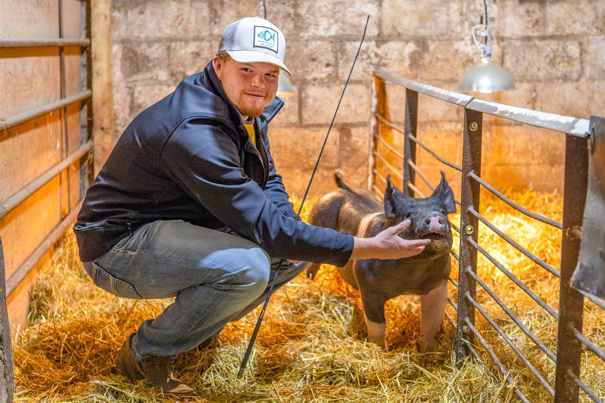 BuenaVistaUniv's tweet photo. “Having football, homework, and work with my livestock keeps me busy. The whole @BVUAgInstitute has made a difference for me at #BVU.” Jordan Anderson

https://t.co/GveOh0bHWP #BeaversBuild https://t.co/o1GqUypMhu